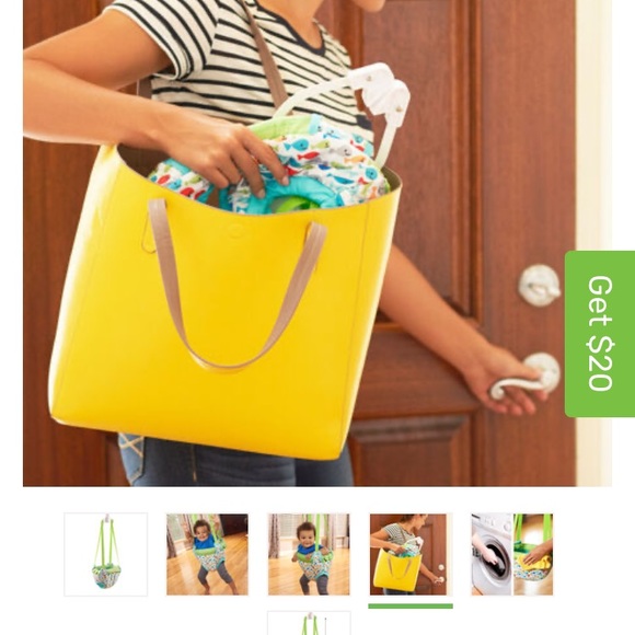 SOLD! Evenflo jumper - Picture 7 of 9